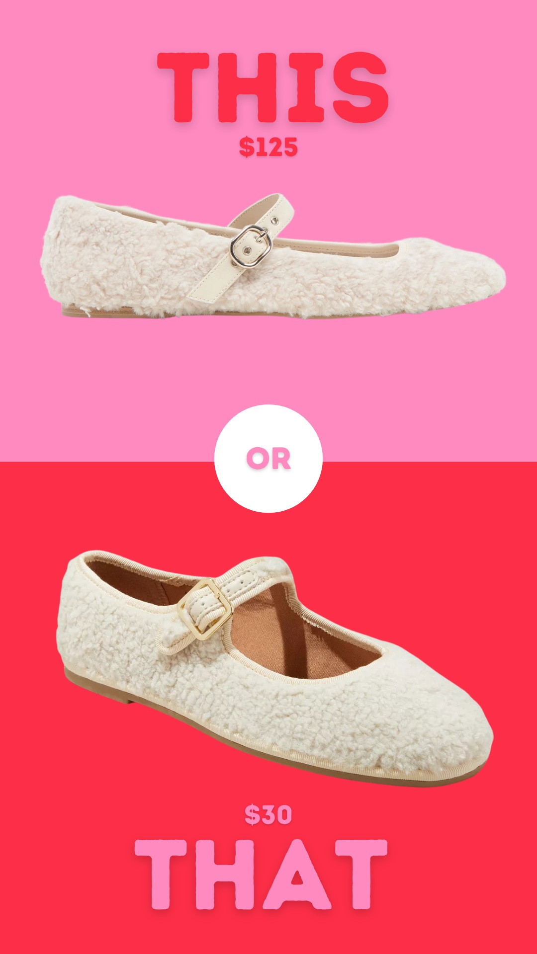 this or that plush ballet flats … 

#LTKSeasonal #LTKShoeCrush #LTKFindsUnder50