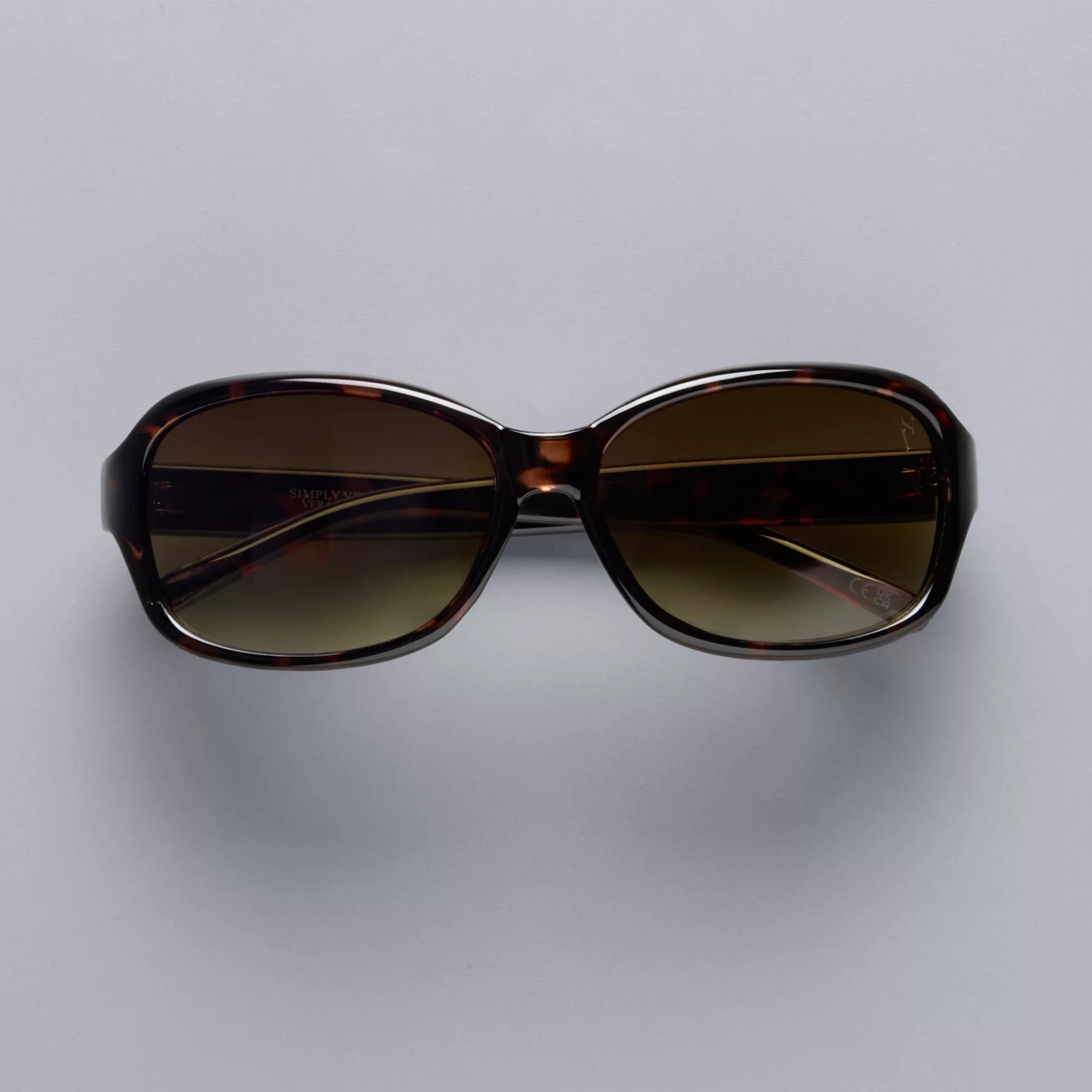 Women's Simply Vera Vera Wang Annika Rectangle Sunglasses | Kohl's