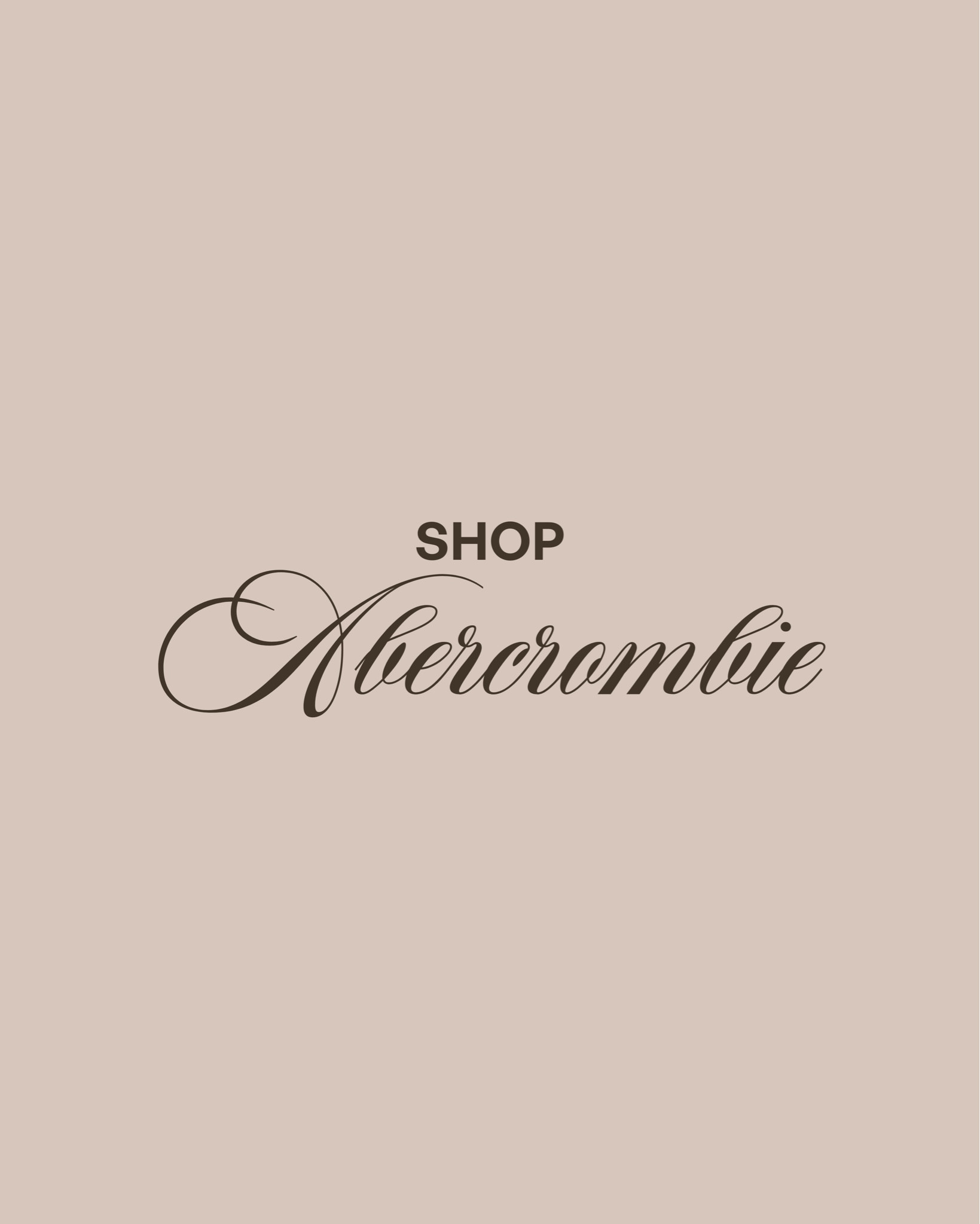 Abercrombie sale!! 20% off dresses and 15% off everything else #sale #abercrombie 

#LTKsalealert #LTKstyletip