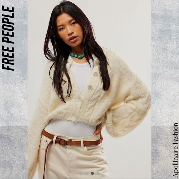 FREE PEOPLE WILLOW CARDI IN YOFU COMBO LARGE NEW | Poshmark