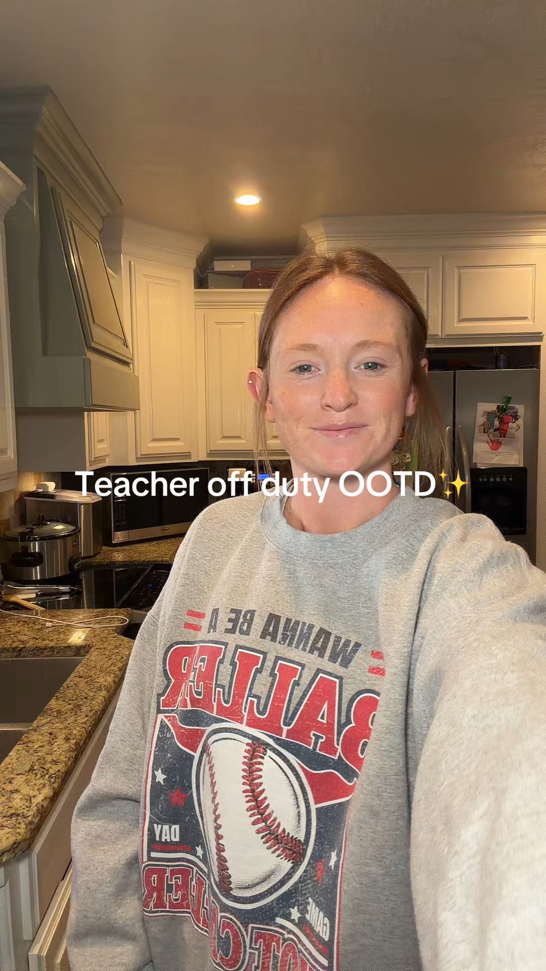 Teacher off-duty OOTD 🤍✨  

Clocked out and straight into comfy mode 🙌  
Trading in the classroom look for something casual, cozy, and actually feels like a break  

Because once the final bell rings… we are OFF 👏  

Linked this easy off-duty fit on my LTK 🫶  

#TeacherOffDuty #OOTD #CasualStyle #ComfyFits #TeacherLife #EverydayStyle #LTKStyle

#LTKmomlife #LTKootd #LTKdayinmylife