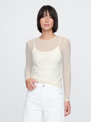 Sheer Mesh Shirt | Gap (US)