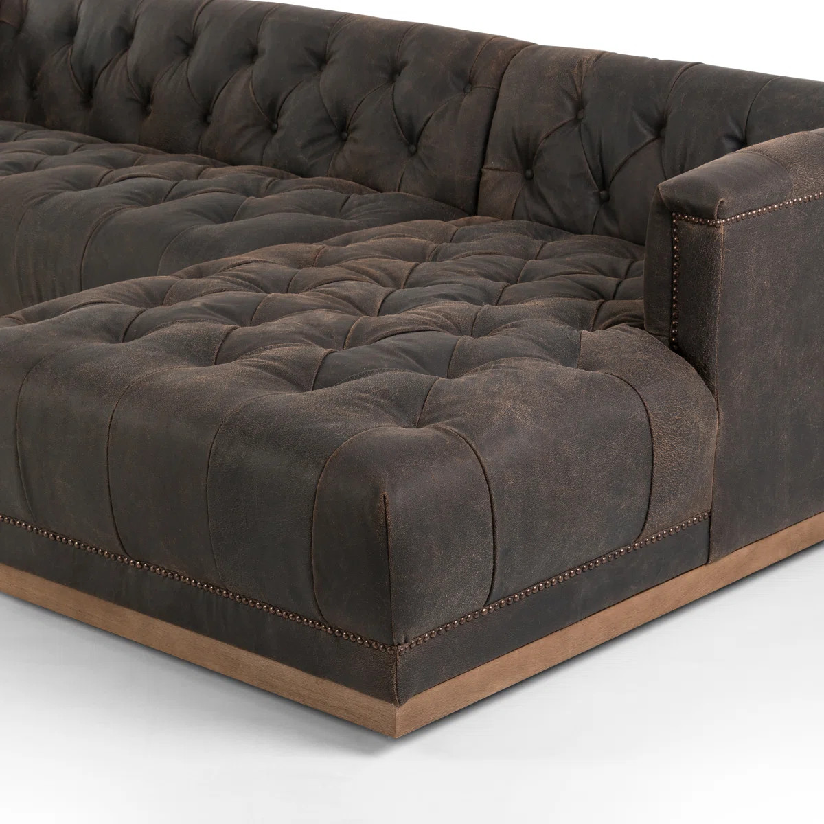 Leela Upholstered L-Shaped Sectional | Wayfair North America