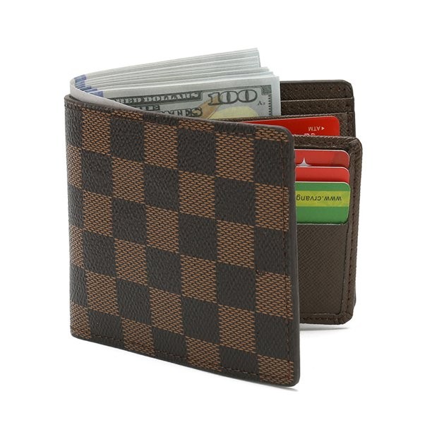 RICHPORTS Checkered Multi card Wallet Clutch - RFID Blocking Organizer Card Holder with zipper po... | Walmart (US)