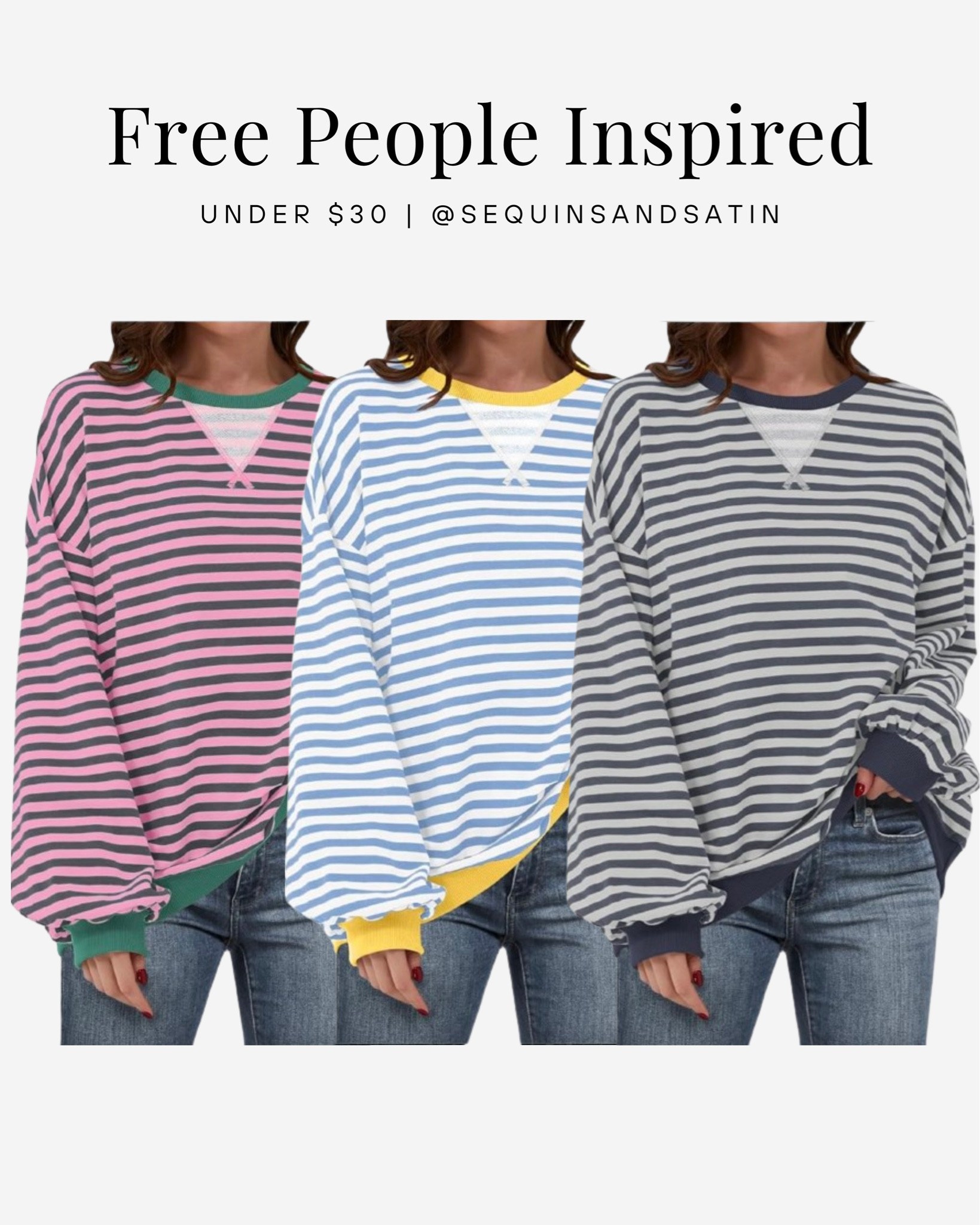 Free people dupes from amazon🤍

*NOT knockoffs, just similar looks for less $$

Free people dupes / free people dupe / amazon free people dupes / amazon free people dupe / free people sweatshirt dupes / free people striped sweatshirt dupes / amazon dupes / Neutral fashion / neutral outfit /  Clean girl aesthetic / clean girl outfit / Pinterest aesthetic / Pinterest outfit / that girl outfit / that girl aesthetic / vanilla girl / college fashion / college outfits / college class outfits / college fits / college girl / college style / college essentials / amazon college outfits / back to college outfits / back to school college outfits / college tops / Fall outfits / fall fashion 2024 / fall outfits 2024 / fall outfits women / fall outfit inspo / fall outfit ideas / womens fall outfits / fall outfit inspirations / cute fall outfits / casual fall outfits / fall fashion 2024 / fall fashion trends / womens fall fashion / edgy fall fashion / Amazon Womens Clothes / Amazon Finds Clothes / Amazon Clothing / Amazon Must Haves / Amazon Basics / amazon basic tops / Amazon Fashion / Amazon Fashion Finds / Amazon Favorites / Amazon Style / Amazon Clothes / amazon fashion finds


#LTKFindsUnder100 #LTKFindsUnder50 #LTKSeasonal
