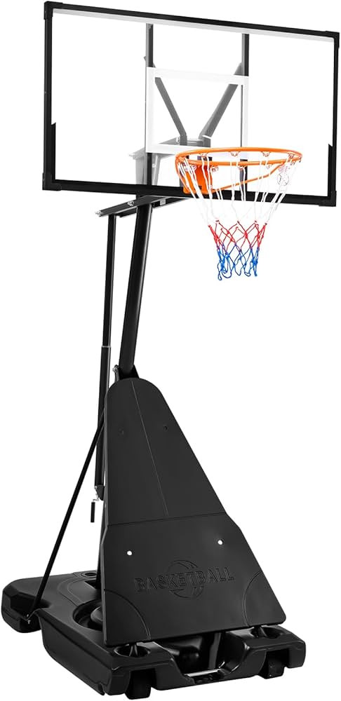 DUMOS 10FT Adjustable Height Portable Basketball Hoop Outdoor for Adult, 44 Inch Shatterproof Bac... | Amazon (US)