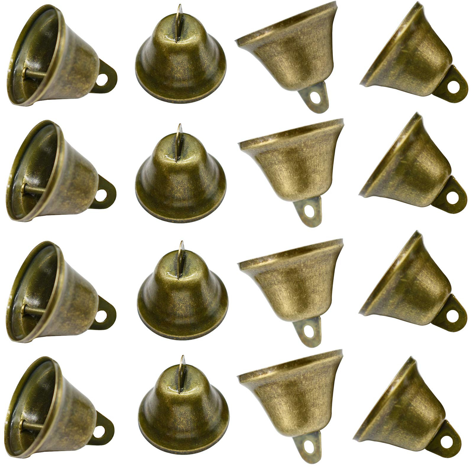 Maydahui 35 PCS Vintage Bronze Jingle Bells (1.7 X 1.5 Inches) for Dog Doorbell Potty Training Ho... | Amazon (US)