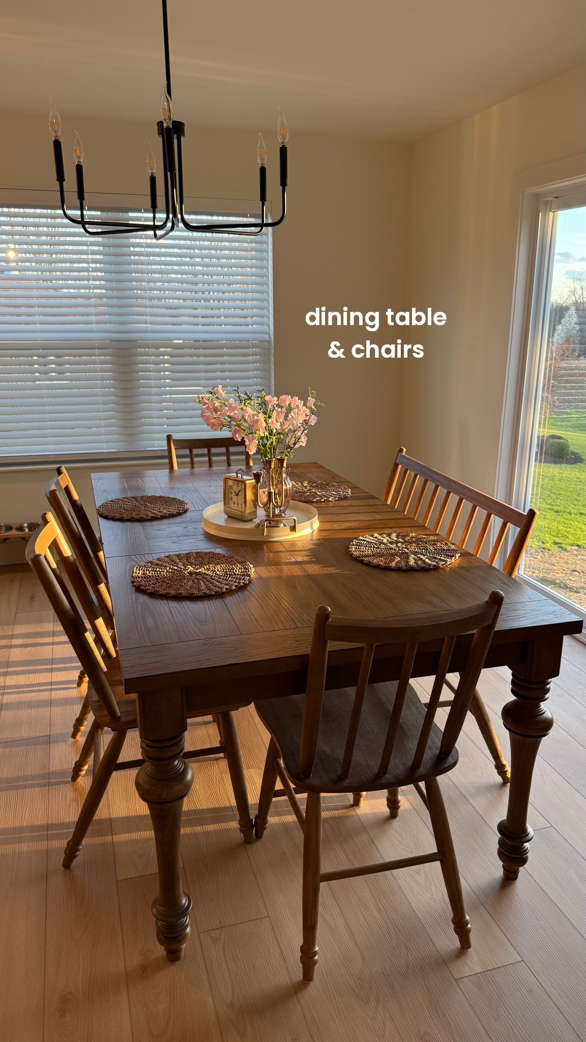 my dining table & chairs and bench!! I love them 💛  #home #table #diningroom #furniture

#LTKHome #LTKmomlife