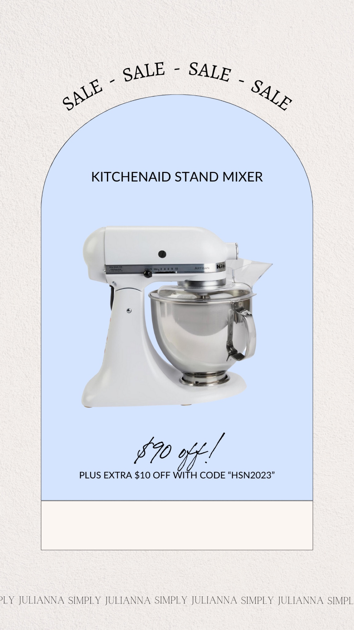$100 off kitchenaid! Use code “HSN2023"

#LTKGiftGuide #LTKHoliday #LTKsalealert