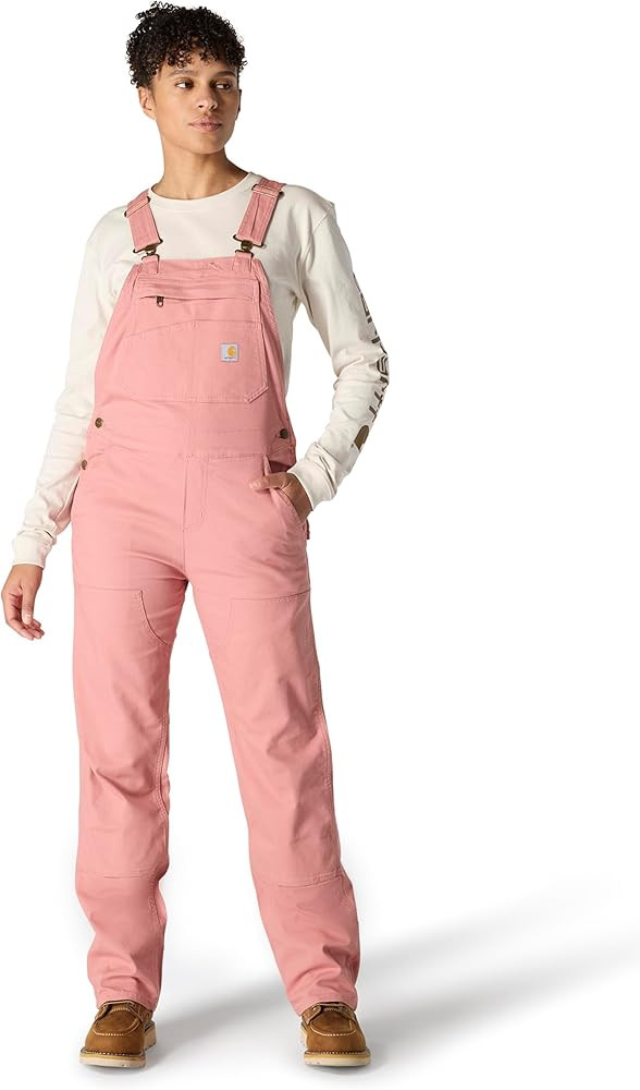 Amazon.com: Carhartt Women's Ashland Bib Overall, Rose Tint, Medium Tall : Clothing, Shoes & Jewe... | Amazon (US)
