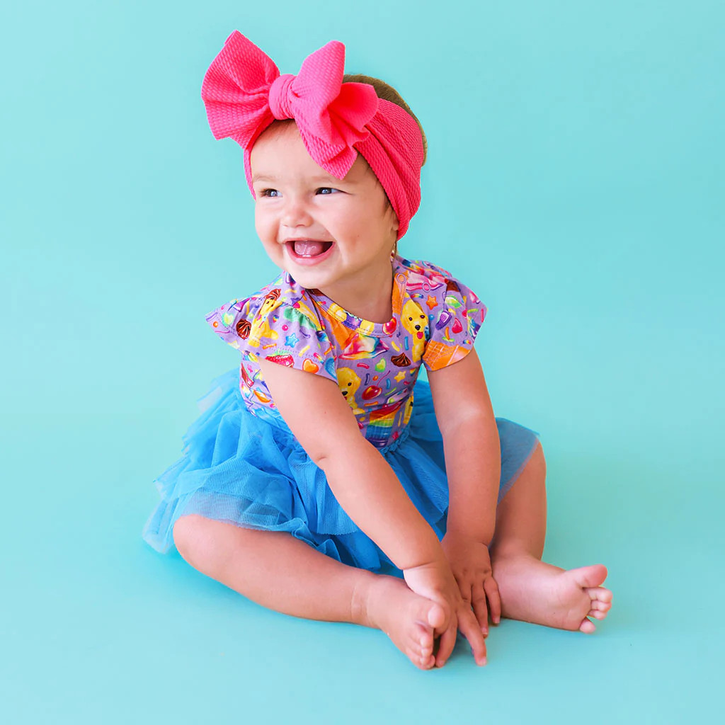 Retriever Purple Girl Tulle Onesie | Lisa Frank® Casey & Caymus | Posh Peanut