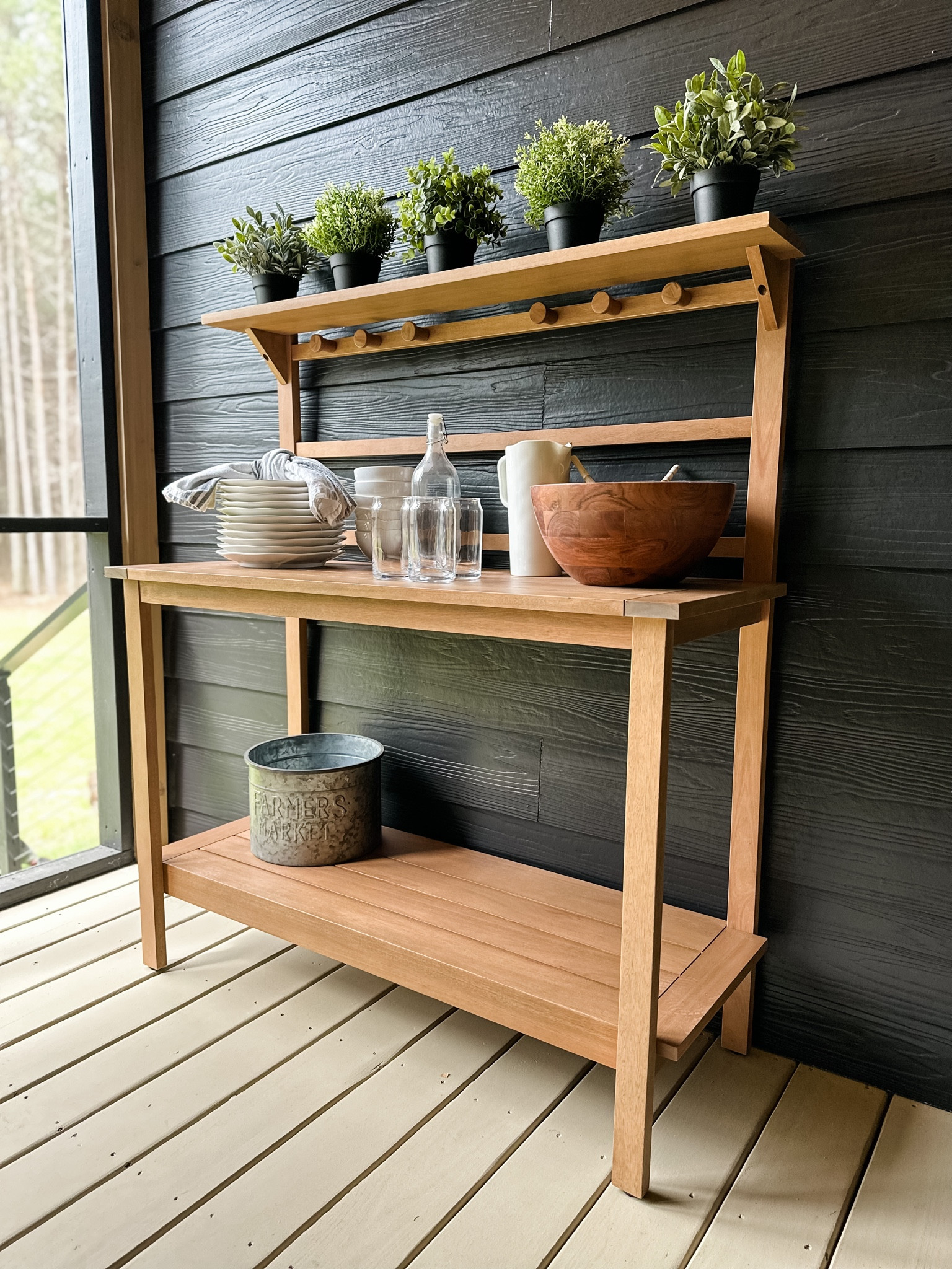 Outdoor entertaining bar or plant/herb stand 

#LTKhome