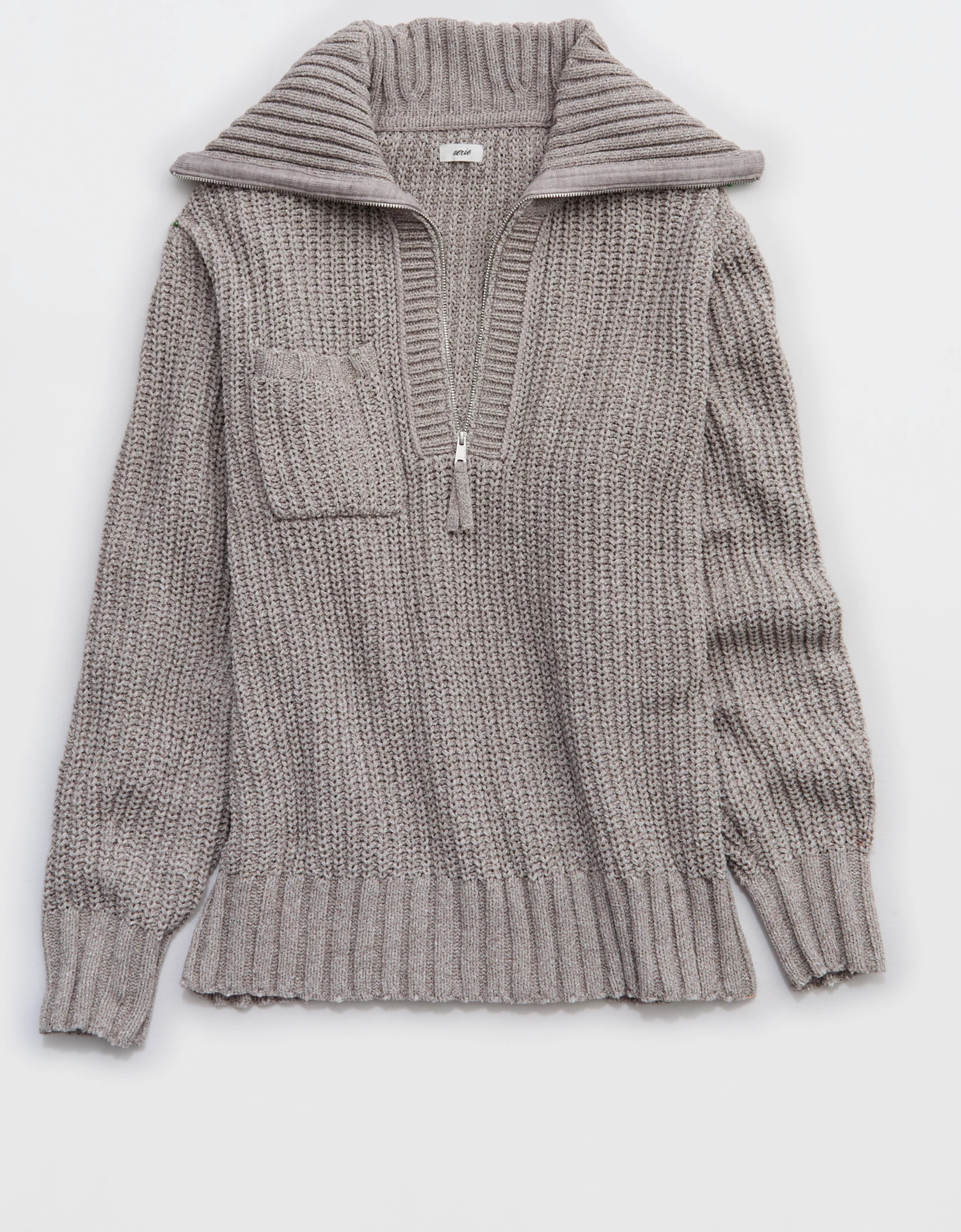 Aerie So Nostalgic Quarter Zip Sweater | American Eagle Outfitters (US & CA)