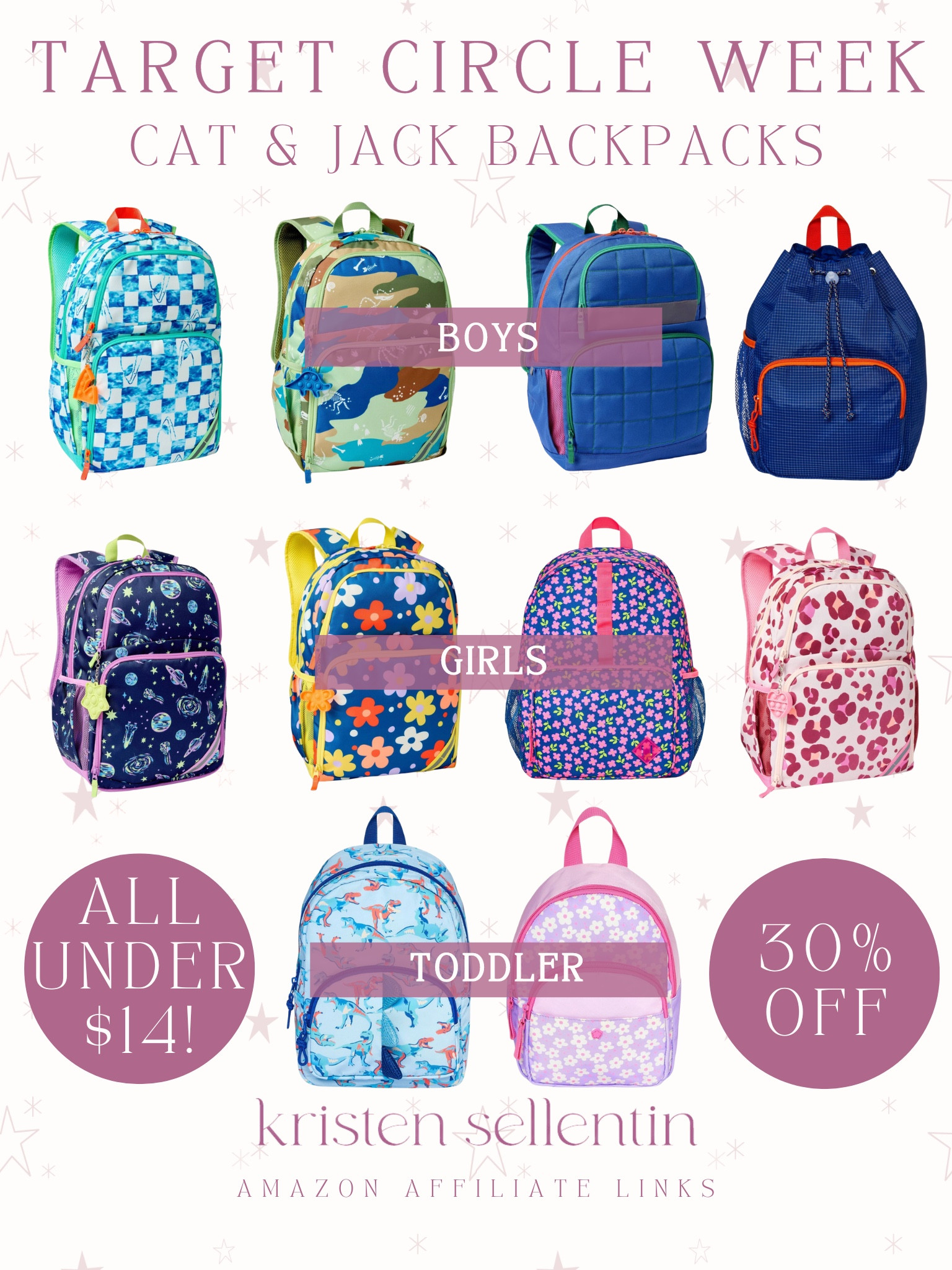 TARGET CIRCLE WEEK
Cat and Jack Backpacks 30% Off

#Target #catandJack #backpacks #Sale #backtoschool #backtoschool2024 #backpack #bookbag #kids  #targetcircleweek

#LTKKids #LTKSummerSales #LTKSaleAlert