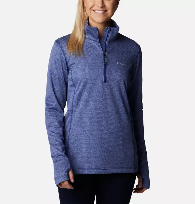 Women's Park View™ Grid Half Zip Fleece Pullover | Columbia Sportswear