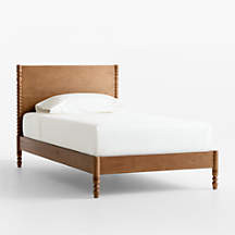 Jack Hazelnut Ash Wood Kids Twin Bed | Crate & Kids | Crate & Barrel
