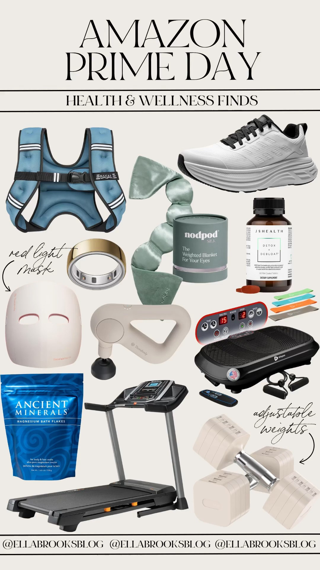 Amazon prime day health & wellness finds

Amazon wellness, weighted vest, fitness finds, vibration plate, treadmill

#LTKfitnessgoals #LTKActive #LTKSaleAlert