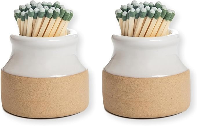 Demi's Home Match Striker - Set of 2 - White - (Matches Not Included) | Amazon (US)