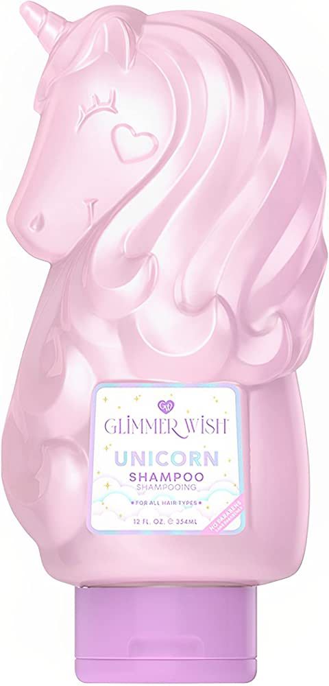 Premium Unicorn Shampoo by Glimmer Wish, Vanilla Cotton Candy Scent, Dermatologist Tested, Sulfat... | Amazon (US)