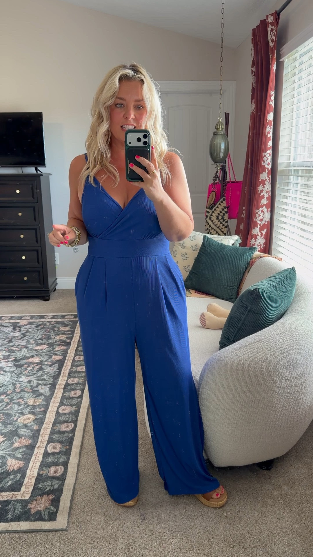 My fav travel jumpsuit from Amazon! So stretchy & comfy, easy to dress up or down!  

 #LTKOver40 #LTKMidsize #LTKPetite