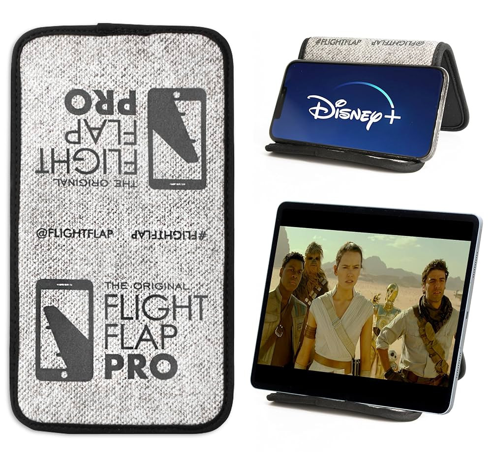 Airplane Phone Holder, Flexible Tablet and Cell Phone Holder, Folding Cellphone Stand for Desk, B... | Amazon (US)