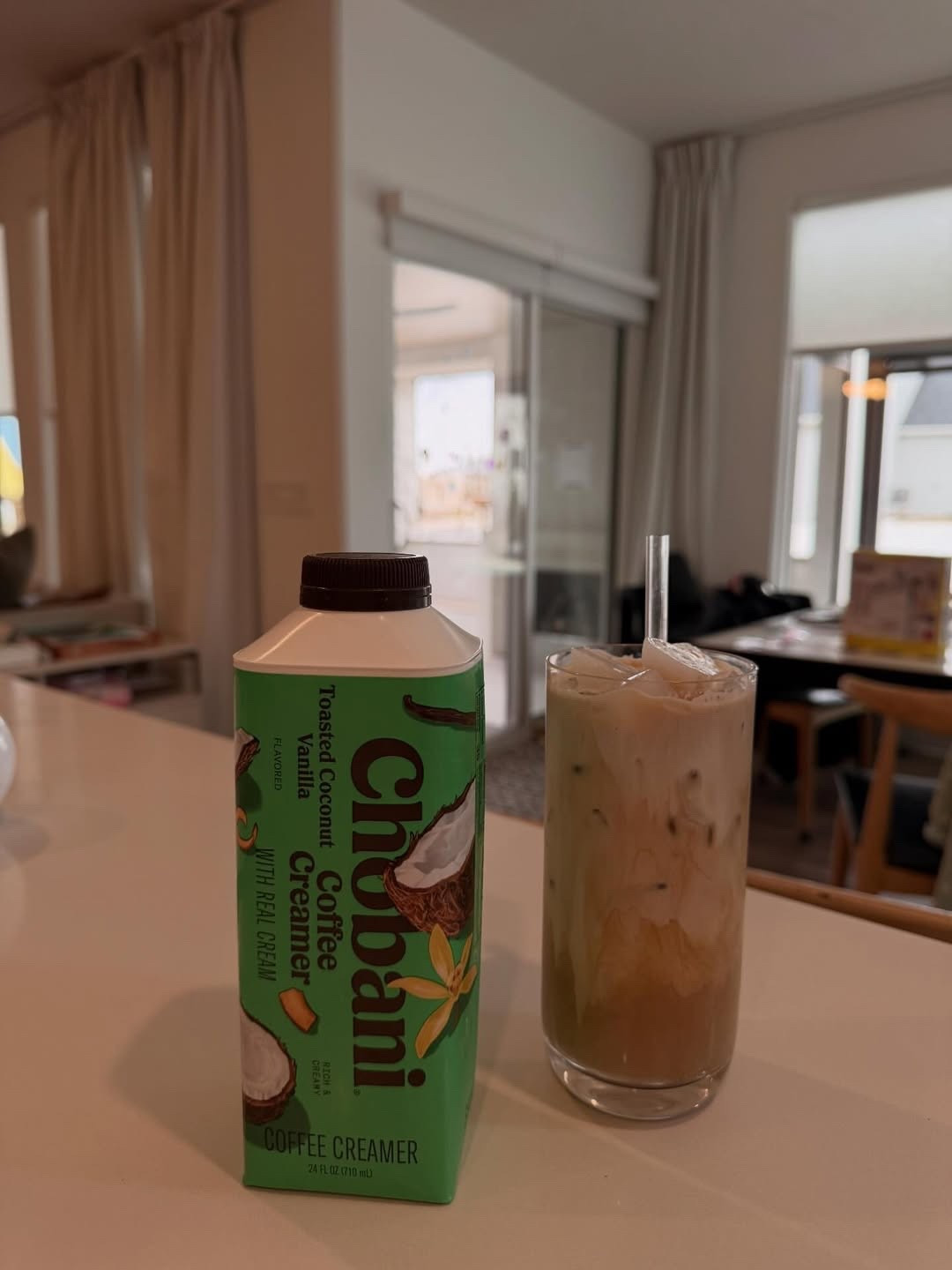 Obsessed with this new coffee creamer from Chobani! Iced coffee always tastes better in a glass cup! 

#LTKHome #LTKfoodie