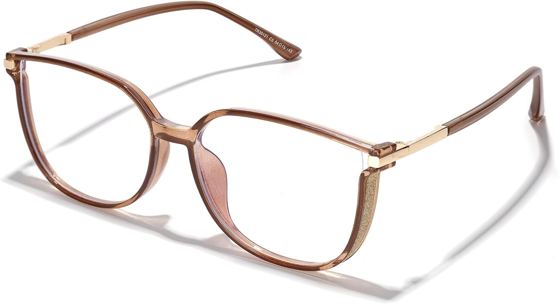 Vintage Cat-eye Blue Light Blocking Glasses for Women, Lightweight TR90 Fashion Eyeglasses | Amazon (US)