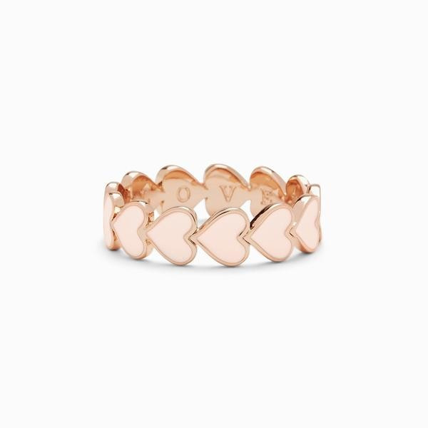 Love Hearts Band Ring - Pura Vida Bracelets | Pura Vida Bracelets