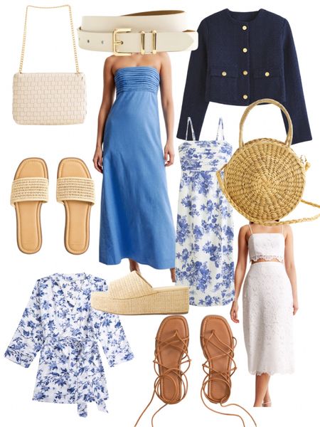 New blue and white spring for Abercrombie 🩵🤍 women spring dresses, shoes, bags and more some on sale 

#LTKsalealert #LTKstyletip