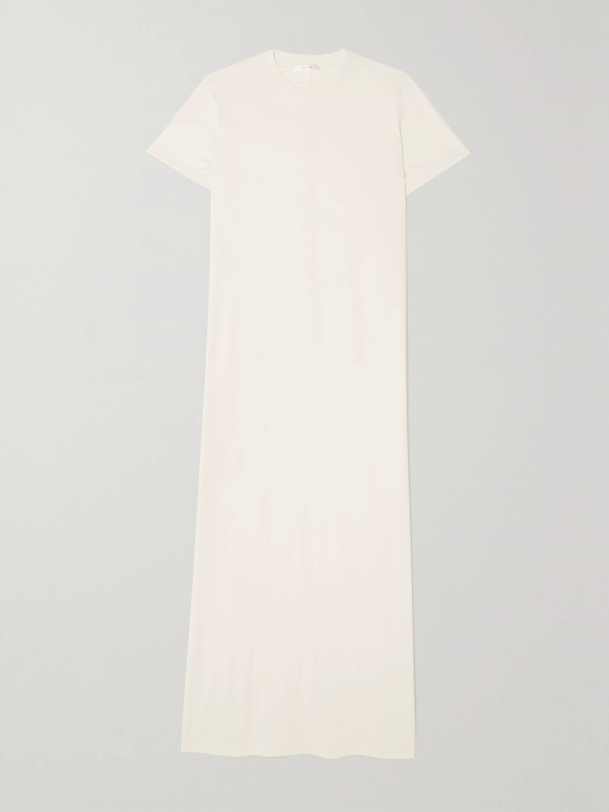 The Row - Maritza Layered Organic Cotton-jersey Maxi Dress - White | NET-A-PORTER (US)