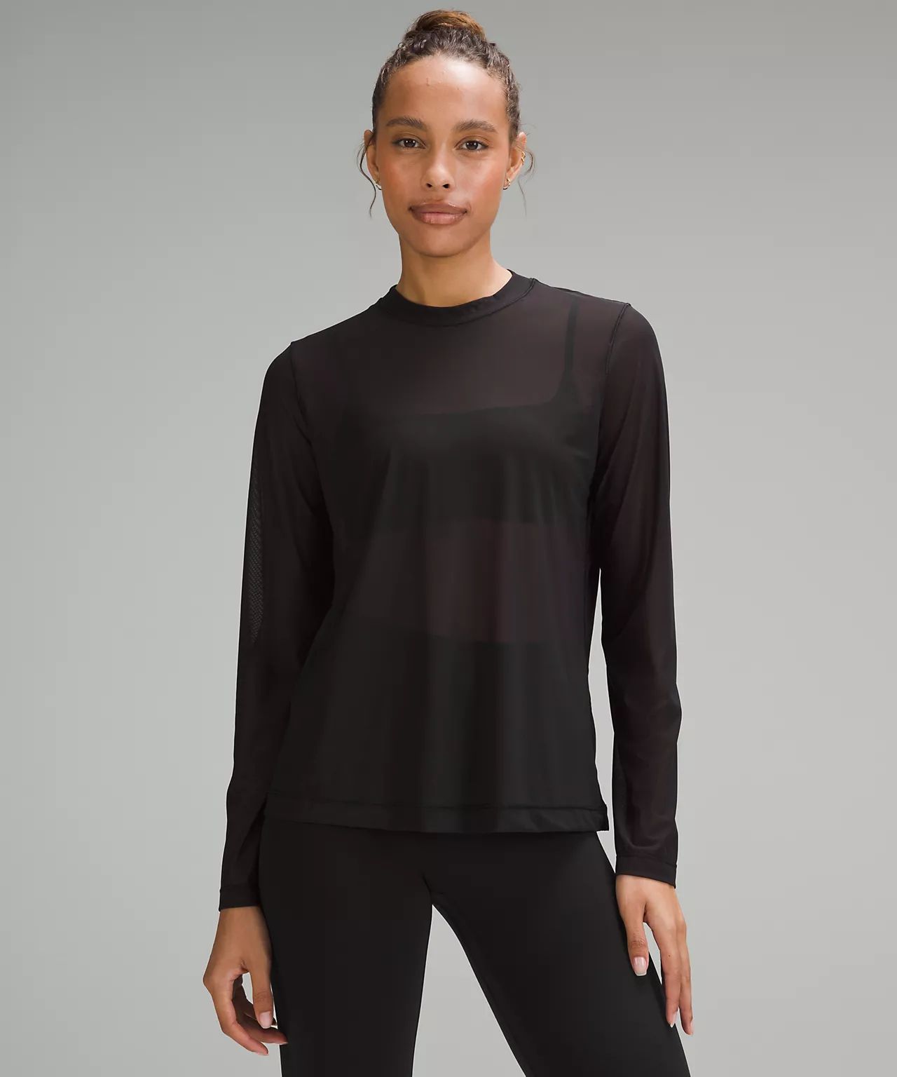 Keyhole Mesh Long-Sleeve Shirt | Lululemon (US)