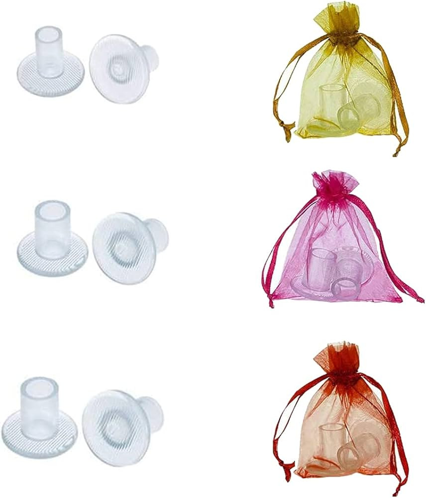 Clear High Heel Protectors，FARCURN 3 Size Soft Heel Covers for Walking on Grass and Uneven Floo... | Amazon (US)