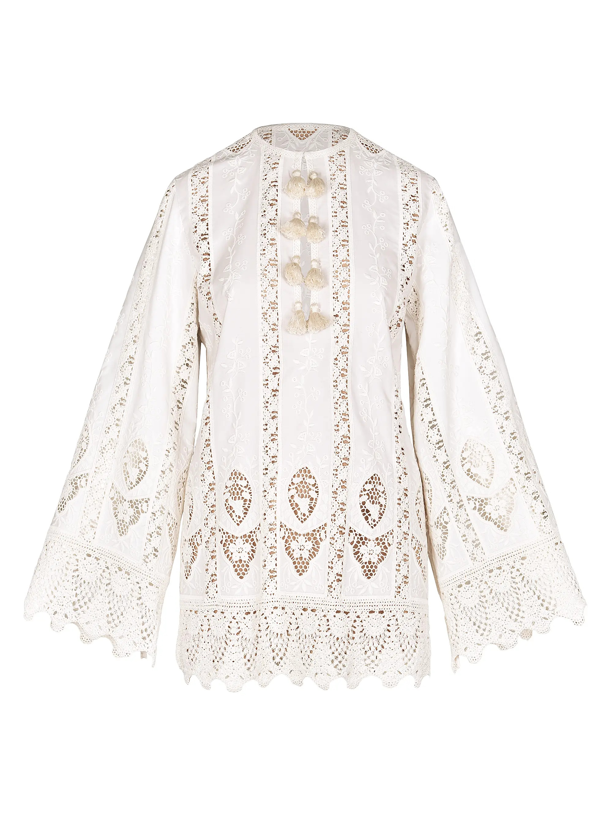 Micaela Vision Seeking Embroidered Minidress | Saks Fifth Avenue