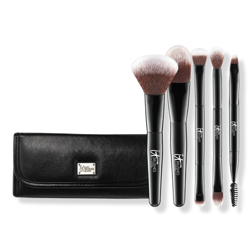 Your Multi-Tasker Deluxe Dual-Ended Travel Brush Set | Ulta