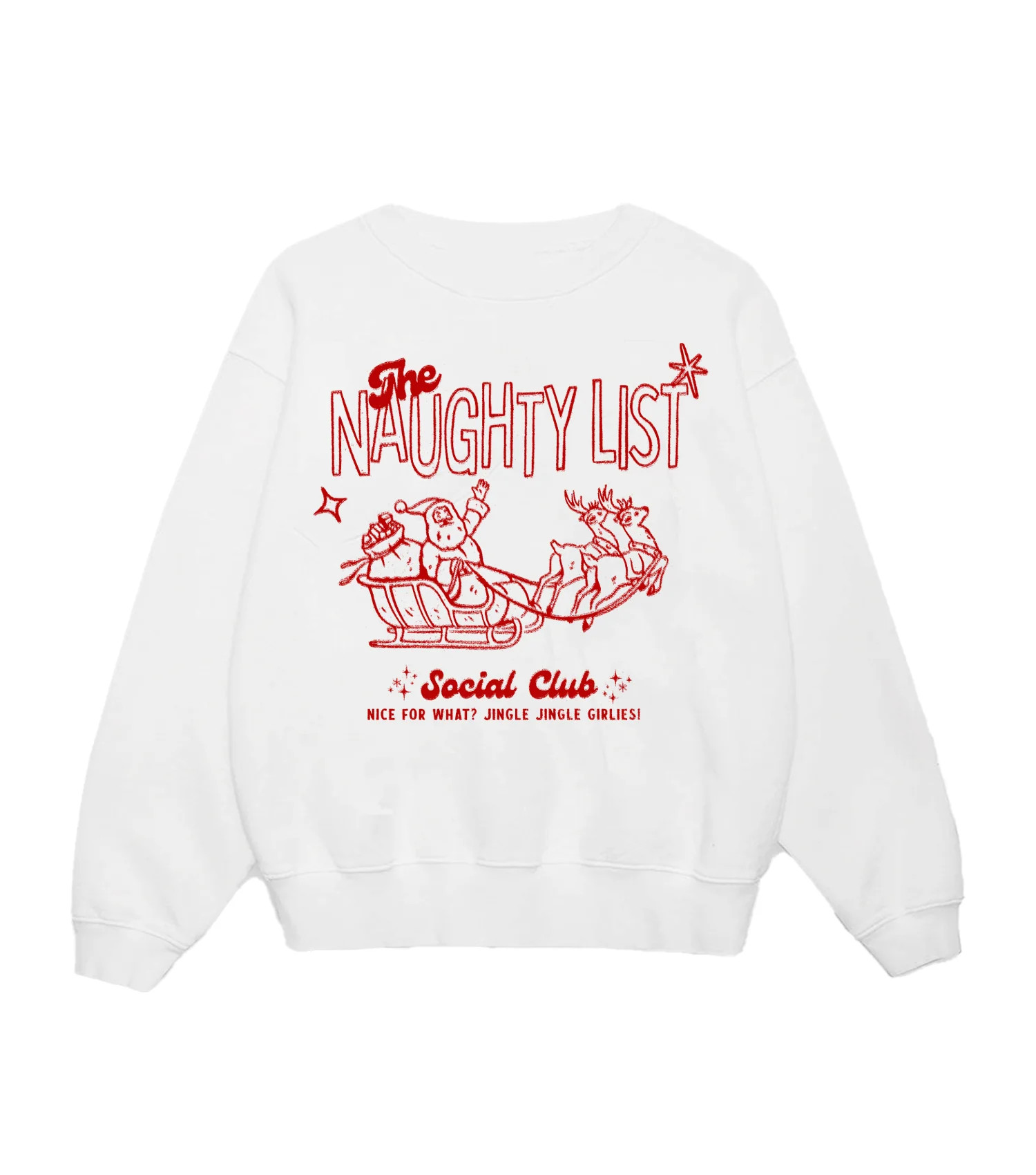 The Naughty List Social Club Crewneck | Shop Kristin Jones