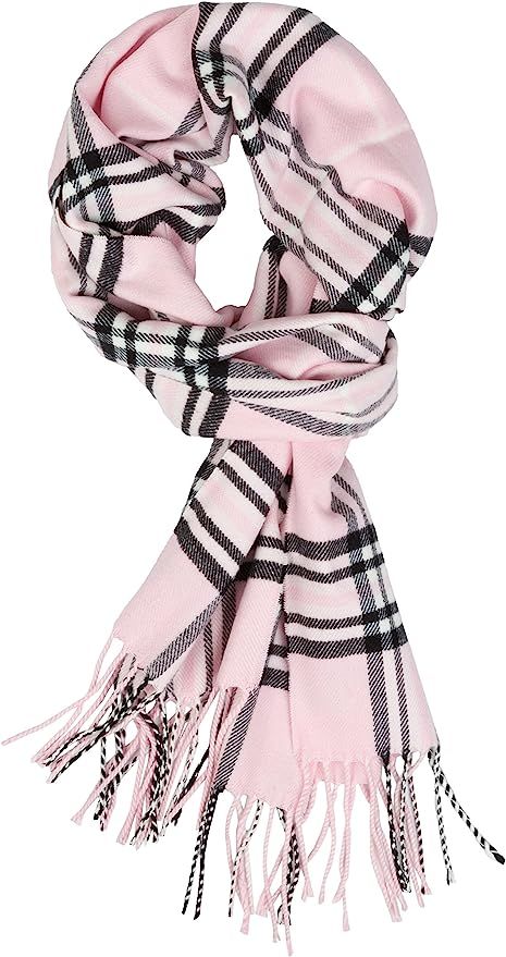 Plum Feathers Super Soft Luxurious Cashmere Feel Winter Scarf | Amazon (US)