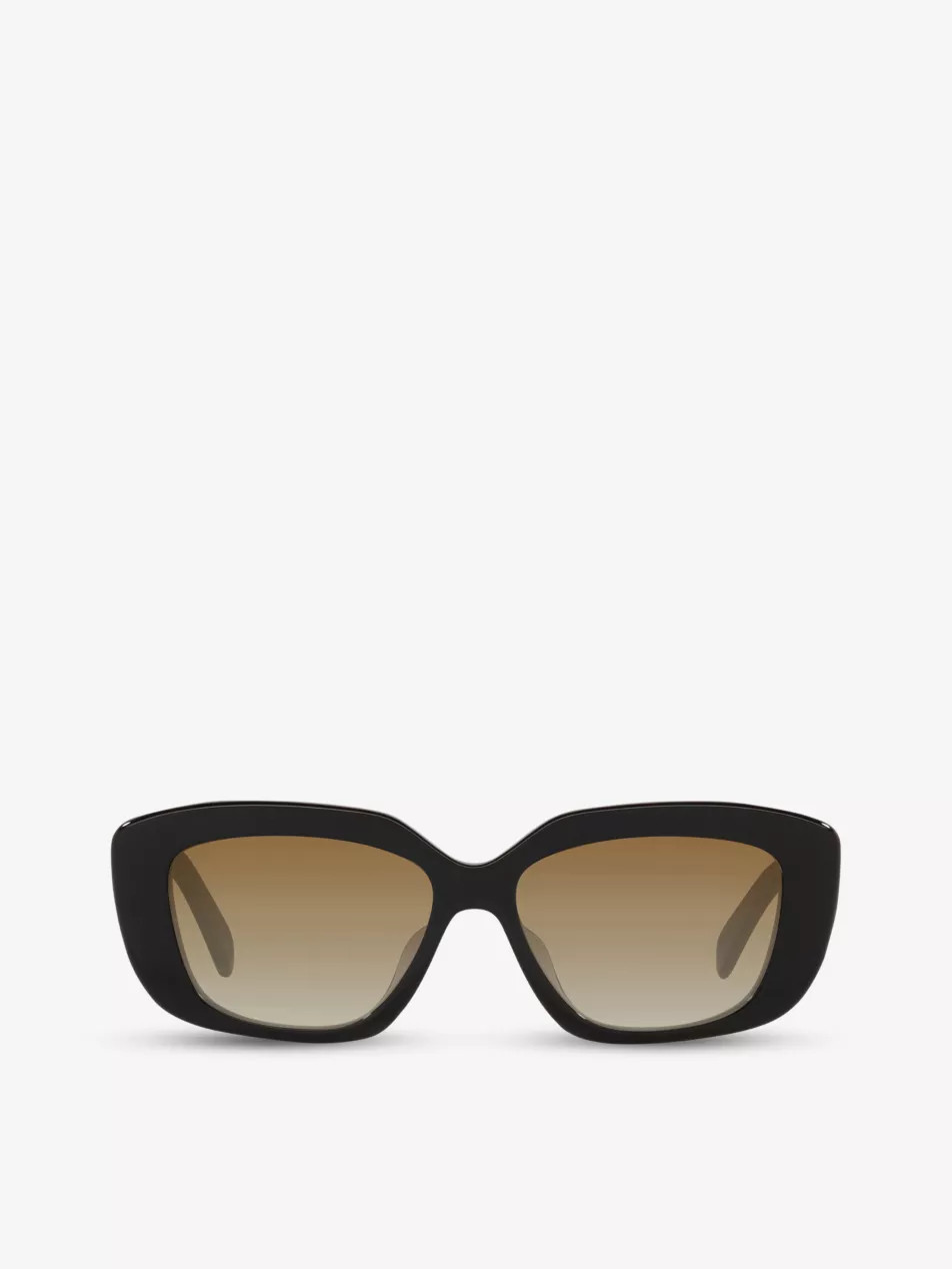 CL40216U rectangle-frame acetate sunglasses | Selfridges