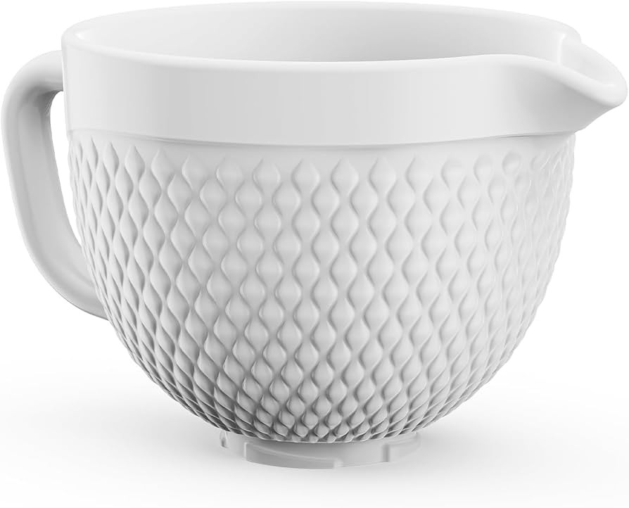 Amazon.com: Ceramic Mixer Bowl For KitchenAid all 4.5-5 Quart Tilt-Head Stand Mixers, 5 qt Mixing... | Amazon (US)