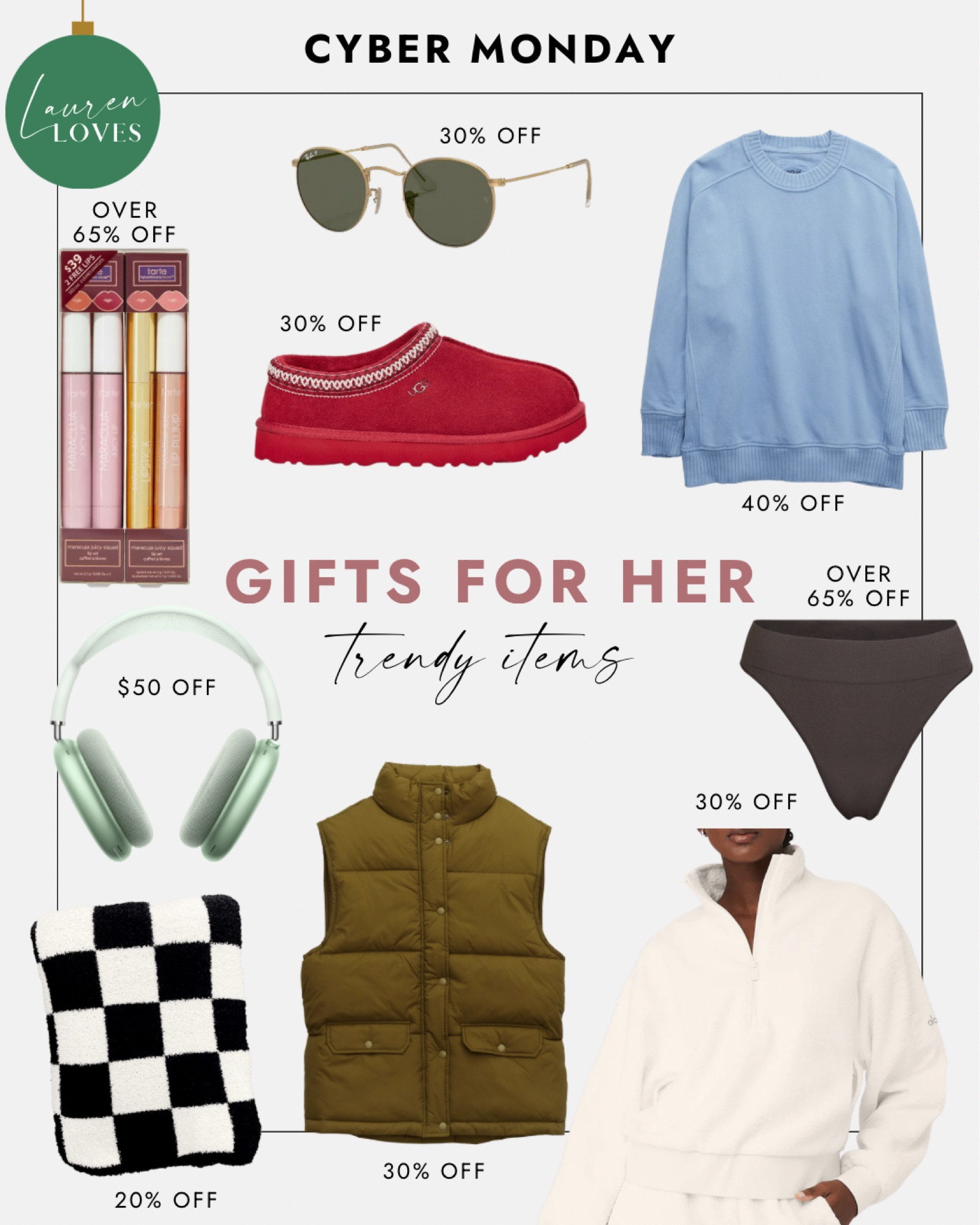 Cyber Monday Sales on Trendy Items 

#LTKGiftGuide #LTKCyberweek