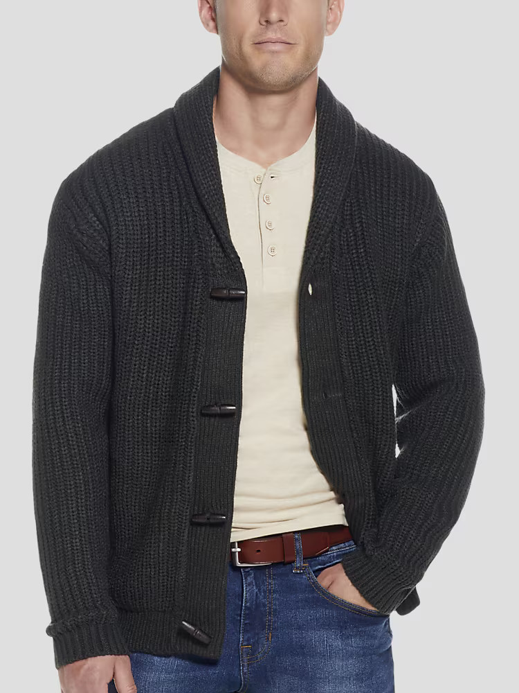 Weatherproof Vintage Classic Fit Chunky Toggle Cardigan Sweater | Sweaters | Men's Wearhouse | The Men's Wearhouse