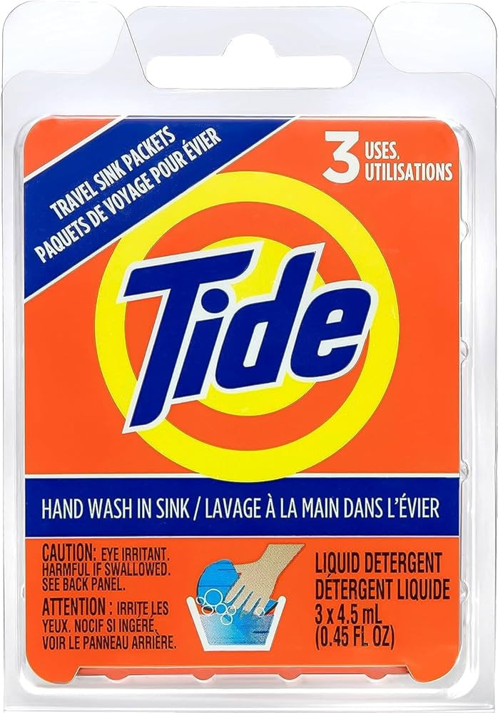 Amazon.com: Tide Liquid Travel Sink Packets, 3-Count : Everything Else | Amazon (US)