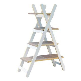 White Modern Folding Cat Tree | The Home Depot