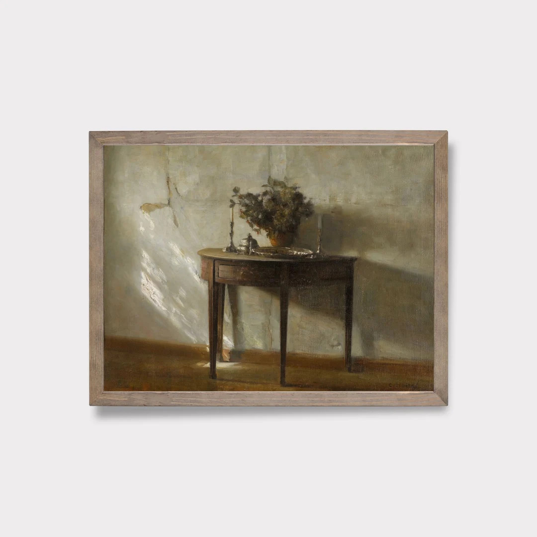 Vintage Interior Painting | Rustic Still Life Fine Art Print | Vintage Oil Painting | P #368 | Etsy (US)