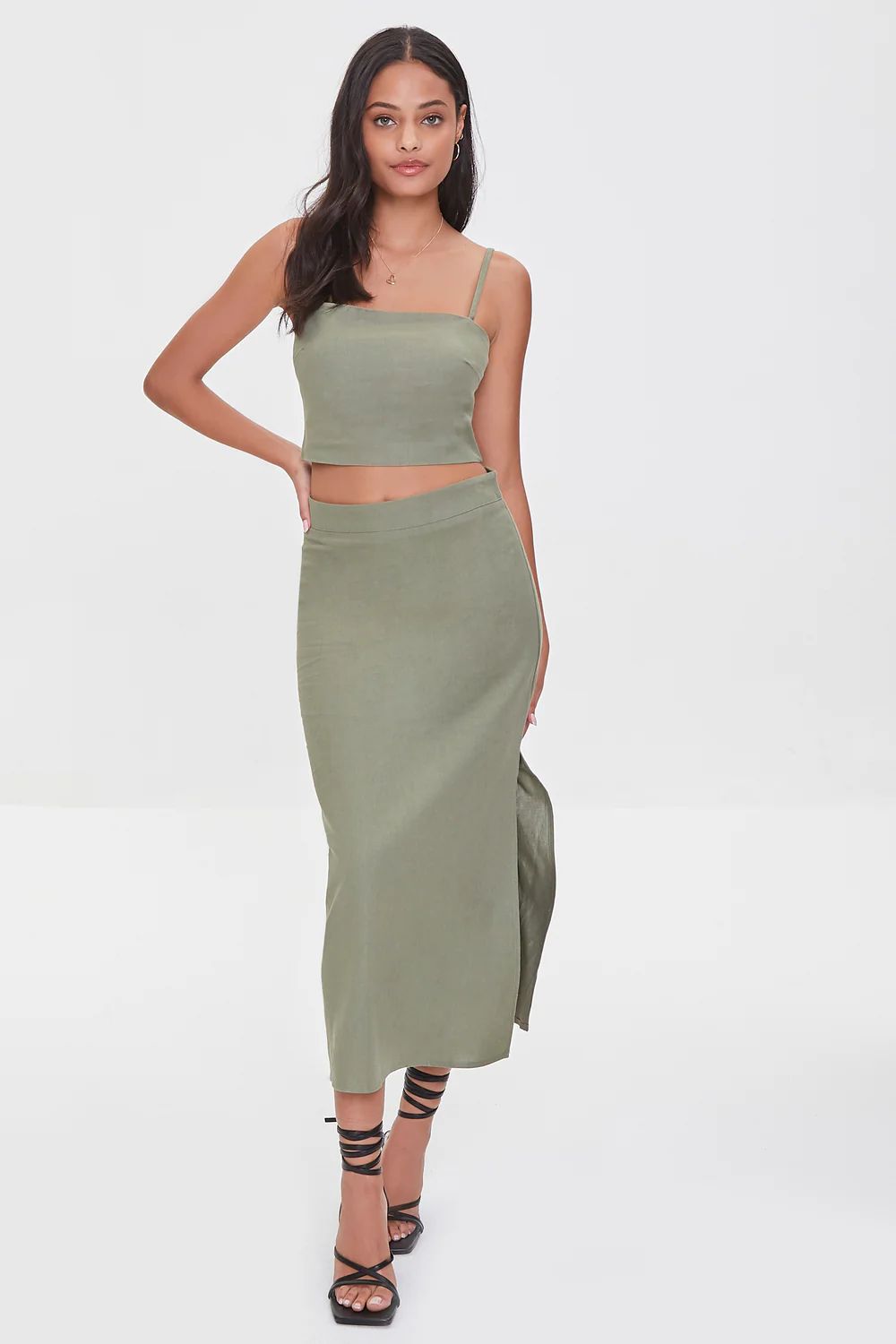 Cropped Cami & Midi Skirt Set
– Forever 21 | Forever 21 CA