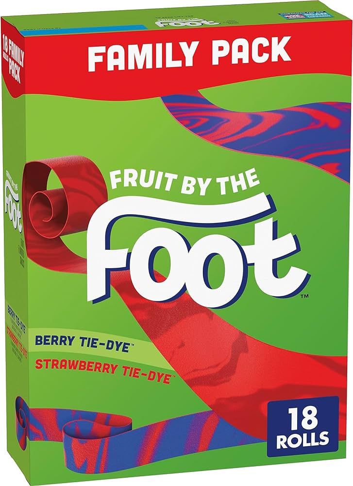 Fruit by the Foot, Fruit Snacks, Berry and Strawberry, 13.5 oz | Amazon (US)