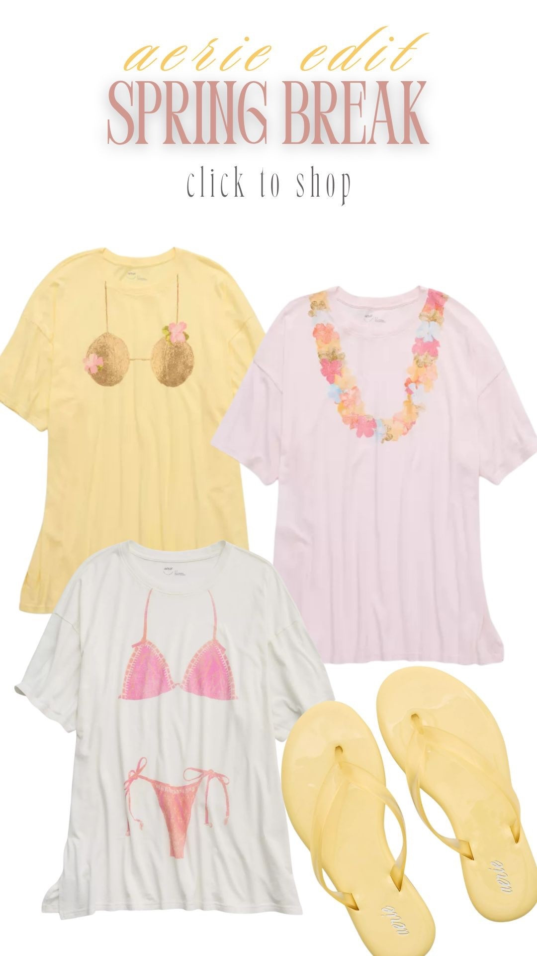 Aerie graphic tees are always a YES! 👙👚

Spring outfits, graphic tees, summer time, travel outfit, butter yellow

#LTKSeasonal #LTKgrwm #LTKootd