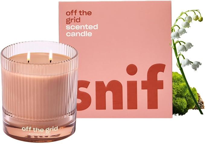 Off The Grid Luxury Scented Candle by Snif, Warm and Calming Candle, 50+ Hours, 100% Cotton Fiber... | Amazon (US)