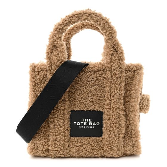 Polyester Cotton Mini The Teddy Traveler Tote Bag Beige | FASHIONPHILE (US)