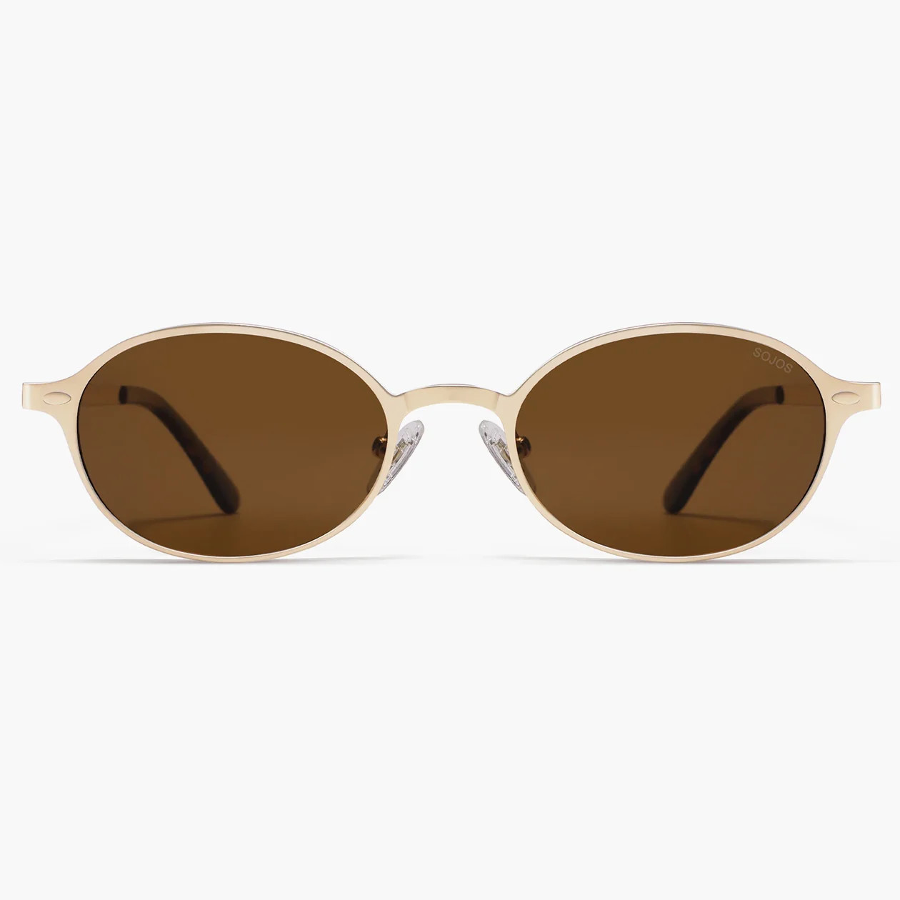 Retro Trendy Oval Polarized Women Sunglasses SJ1260 | SOJOS VISION | SOJOS VISION