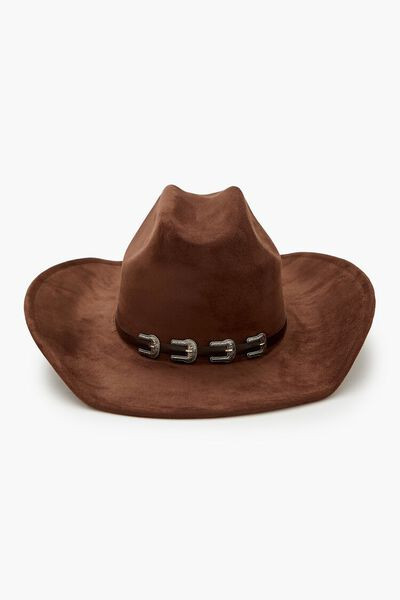 Buckled-Trim Cowboy Hat | Forever 21